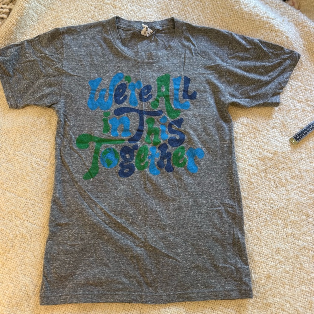 We’re All In This Together Grey Charlie Hustle Tee xs